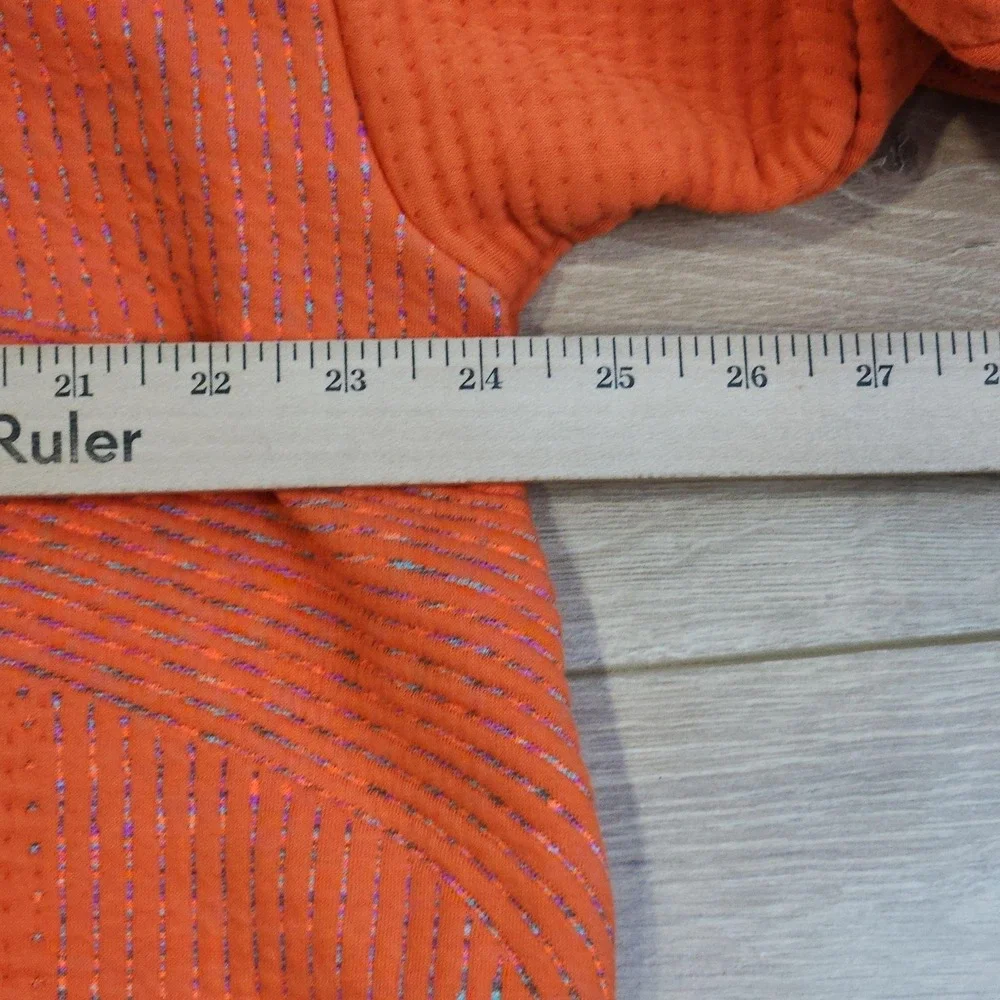 Nike City Ready Mock Neck Tech Pack Oversized Pullover Womens Medium Orange